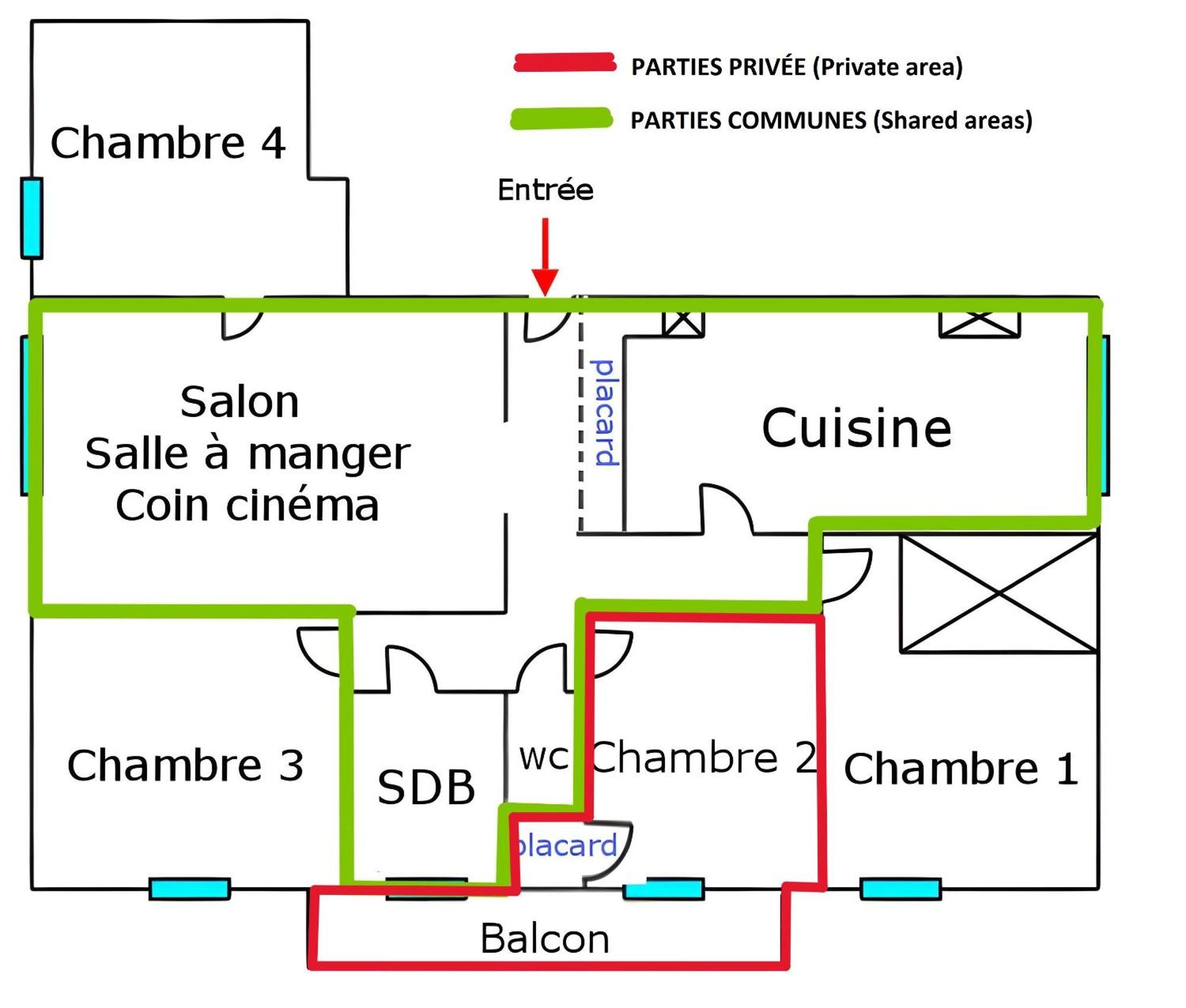 טולון Chambre En Colocation Fille, Proche Mer, Climatisation חדר תמונה